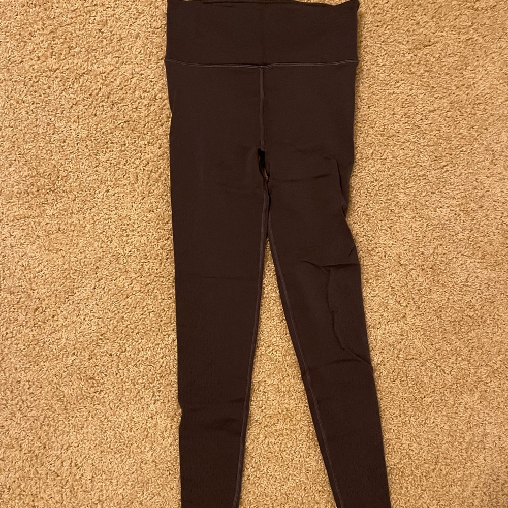 Lululemon Charcoal Grey full length Leggings Size 8